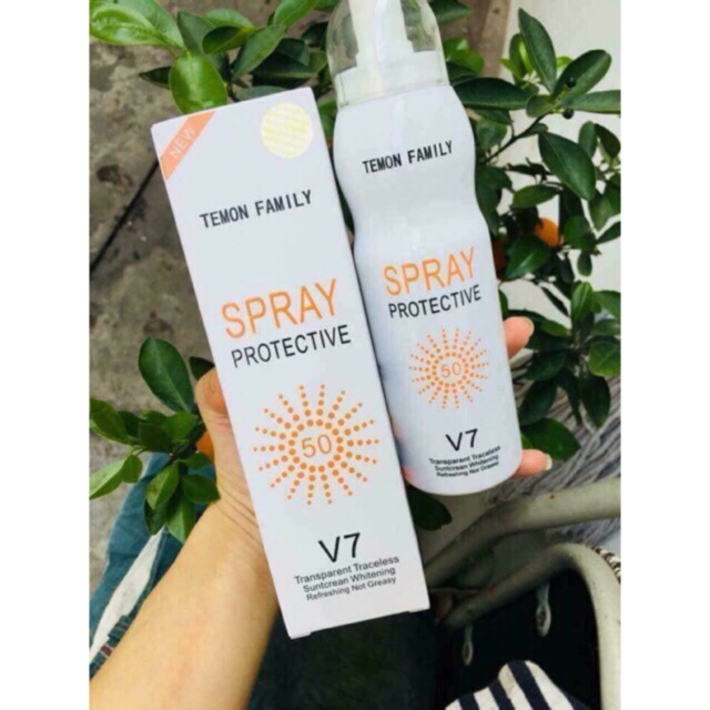Chai xịt chống nắng V7