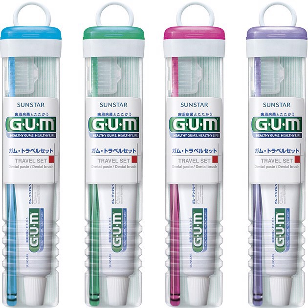 Bộ bàn chải và kem đánh răng Gum Sunstar