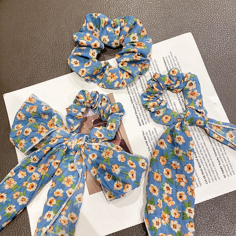 Dây Buộc Tóc Đính Nơ Xinh Xắn Cho Bé Gái