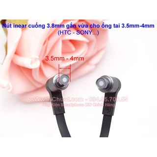 Nút Cao Su Lõi 3.8mm Bọc Tai Nghe Inear (Tip Loại 3.8 ly)
