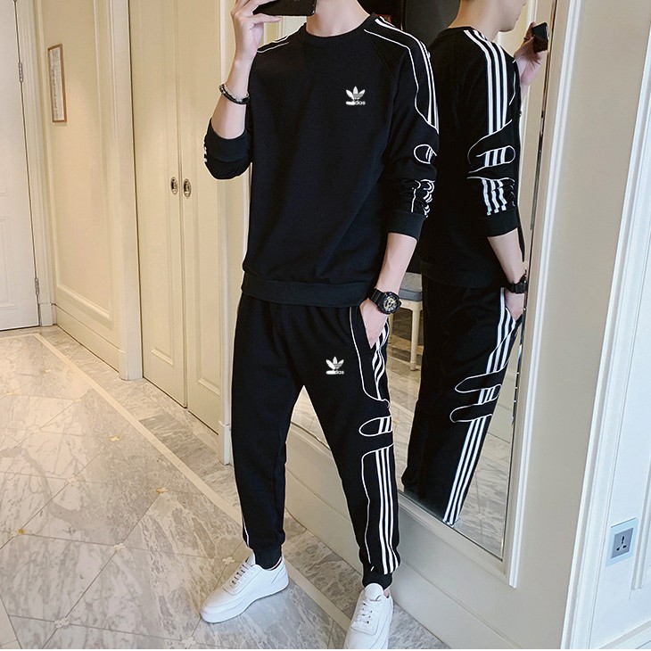 Bộ thể thao nam dài tay thu đông, bộ đồ nỉ nam mặc nhà BD128 Eric Fashion | BigBuy360 - bigbuy360.vn