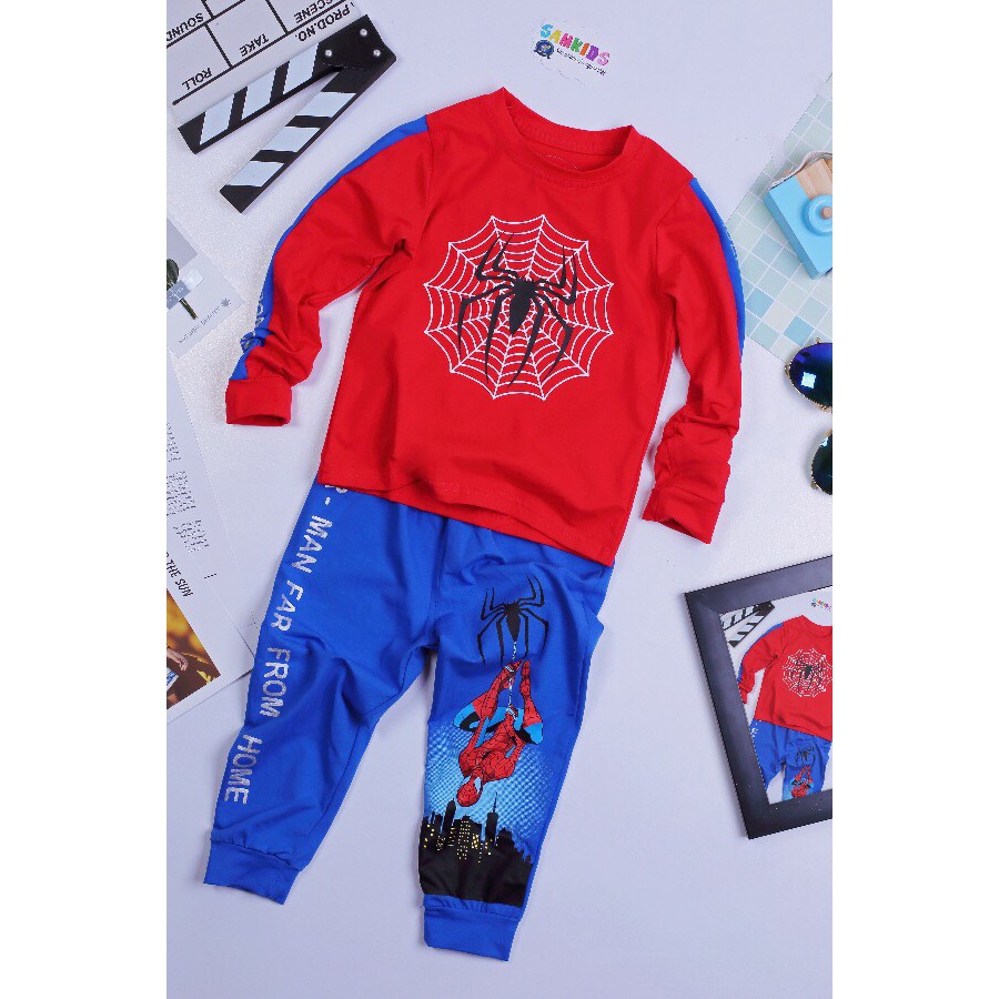 SAMKIDS-Bộ siêu nhân dài cho các chàng trai mùa lạnh (100% hình thật)