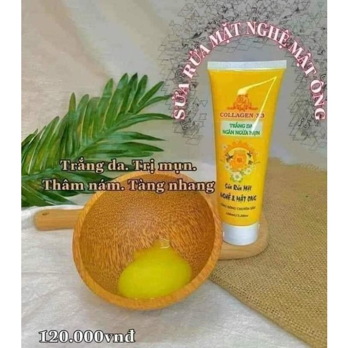 sữa rửa mặt  collagen  x3 đông  anh
