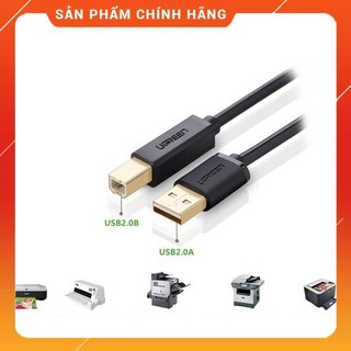 Dây USB 2.0 máy in dài 3m chính hãng UGREEN mạ vàng , cáp kết nối máy tính với máy in canon hp 3m xịn