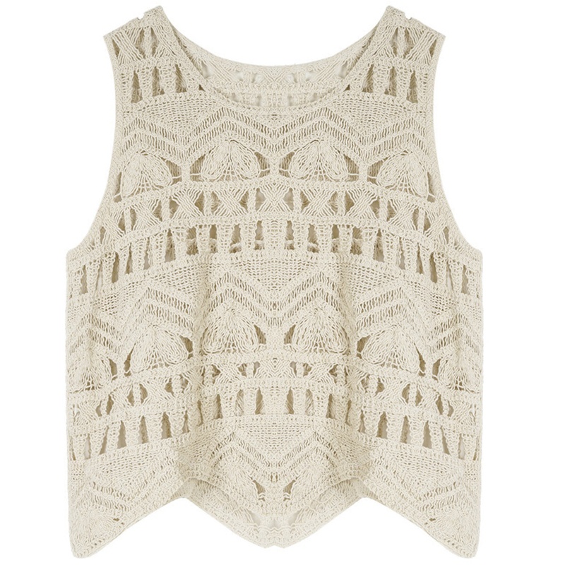 Áo Tank Top Dệt Kim Cổ Chữ V Thời Trang Cho Nữ