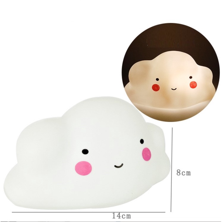 Đèn đám mây trang trí bánh sinh nhật lớn, trang trí phòng cho bé