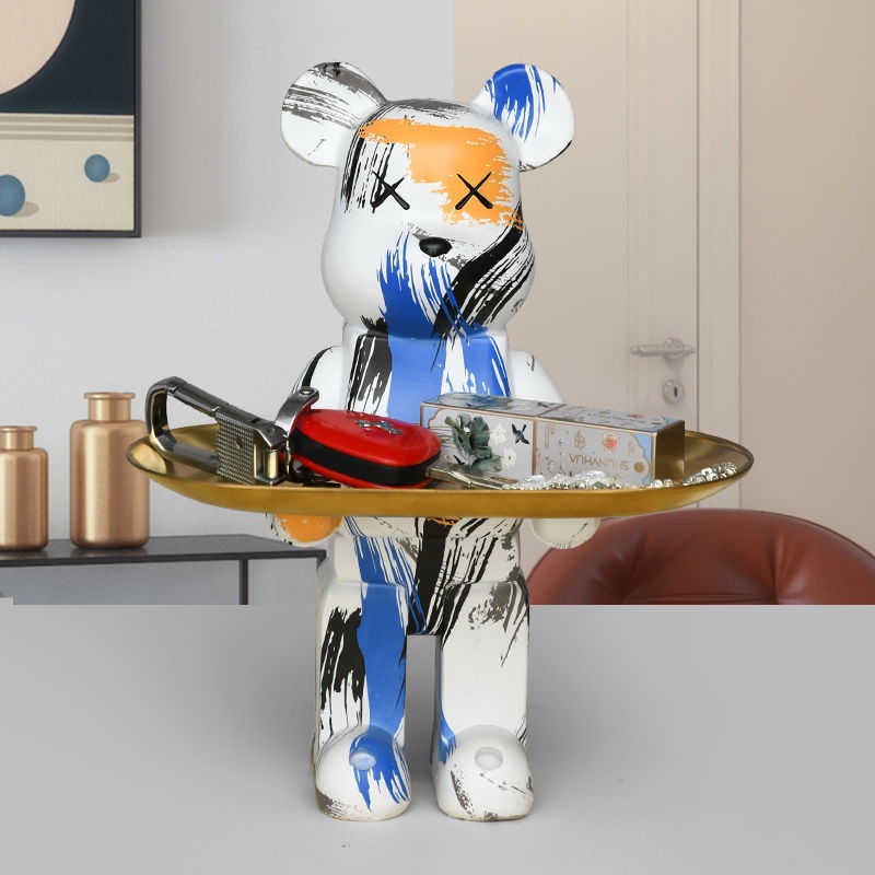 Khay Đựng Chìa Khóa Hình Gấu Độc Đáo Trang Trí Nhà Cửa DIY