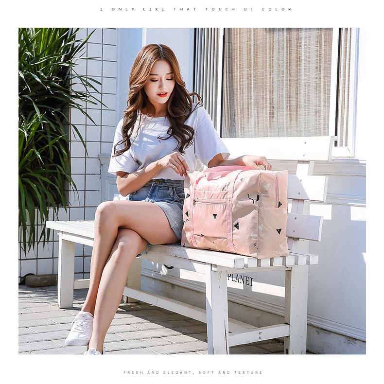 Túi Tiện Ích Du Lịch Loại Tốt Chống Nước Pattern Xếp Gọn Nhẹ L2006
