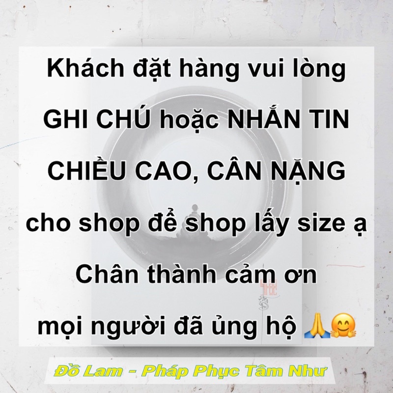 Đồ Lam - Bộ Mặc Đi Chùa Mẫu La Hán Nữ Phối