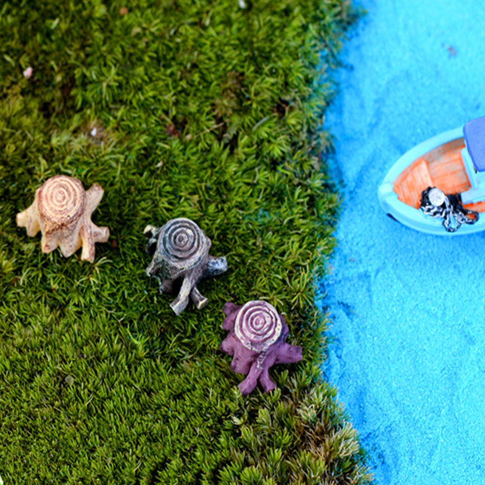 Set 5 Mô Hình Gốc Cây Xinh Xắn Bằng Nhựa Dùng Để Trang Trí