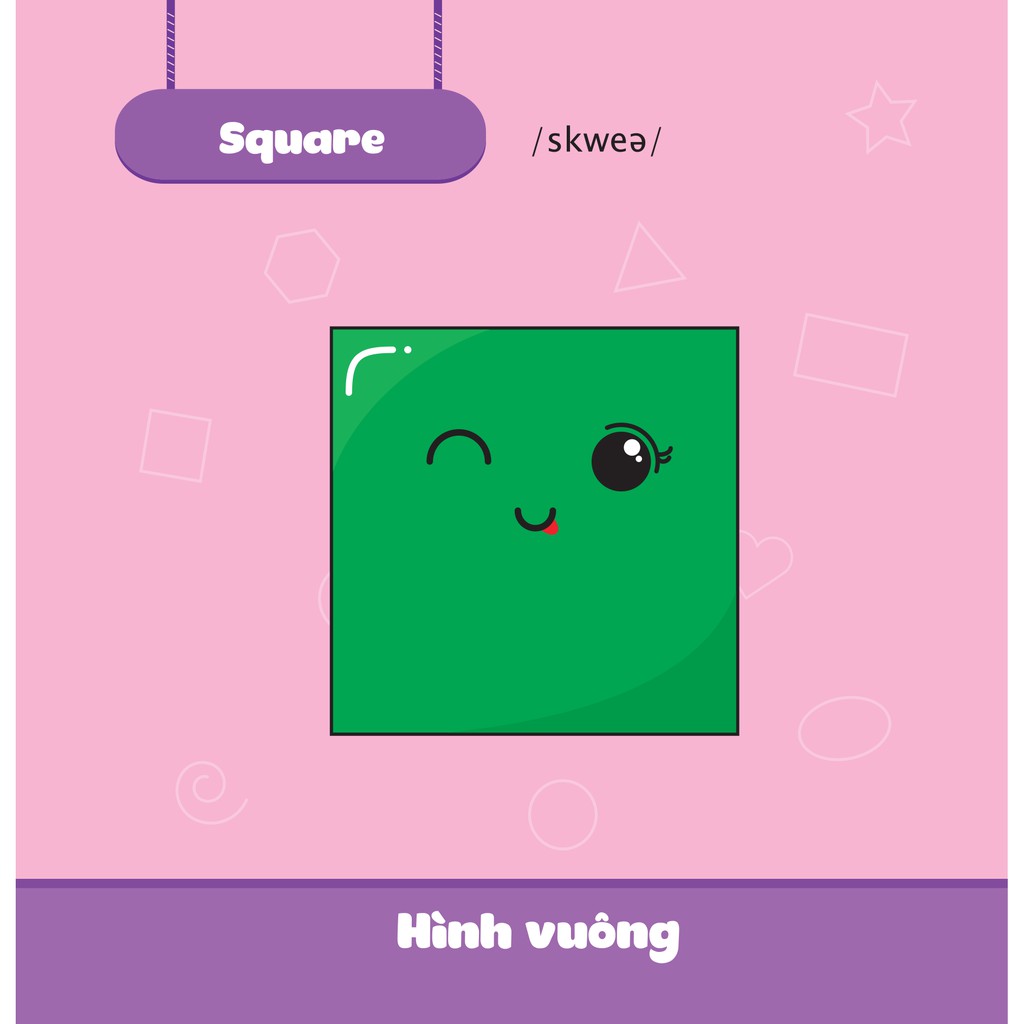 Sách Từ vựng song ngữ Việt Anh cuốn 2: Hình khối và đồ vật - MGB