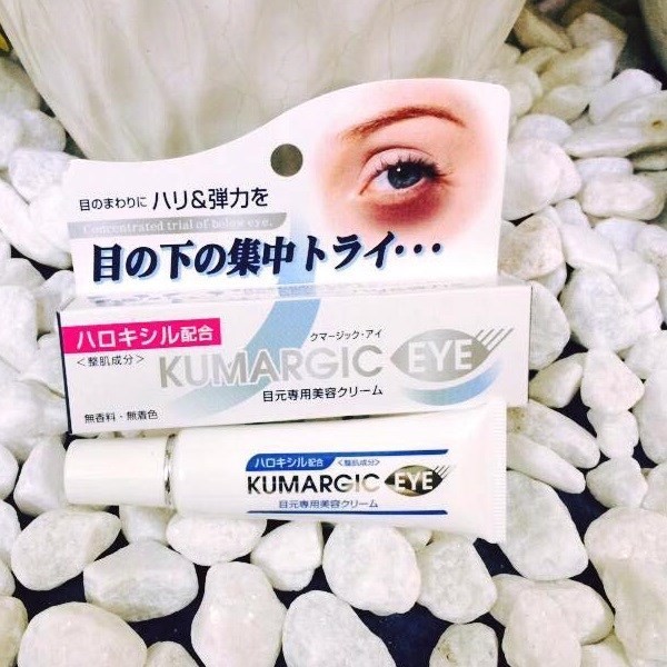 Kem hỗ trợ giảm thâm mắt Kumargic Eye 20g Nhật Bản