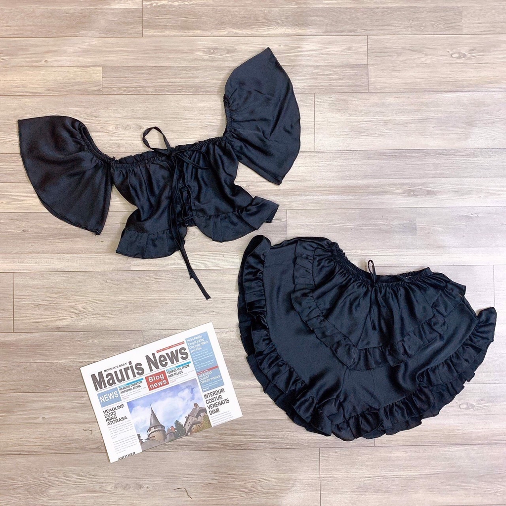 Đồ ngủ sexy 🌺 FREESHIP️️ 🌺 Đồ ngủ sexy lụa satin cánh tiên Freesize dưới 60kg - Linqu Sleepwear | BigBuy360 - bigbuy360.vn