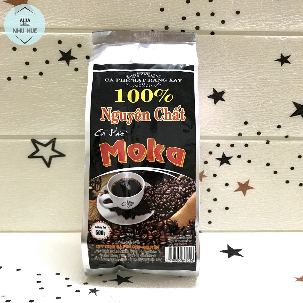 Cà phê hạt Moka nguyên chất Cao Nguyên (Túi 500g) | BigBuy360 - bigbuy360.vn