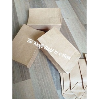 Combo 1000 túi kraft nhật 12 x 15 cm