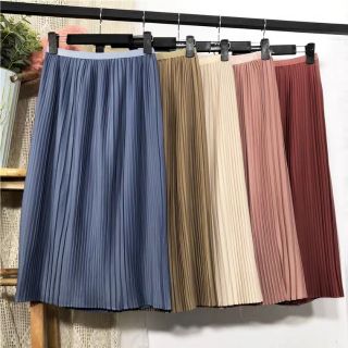 Chân váy xếp li nhỏ dáng dài Quảng Châu hottrend