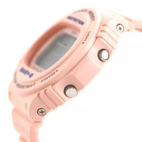 Đồng hồ casio nữ BLX-570-4DR – nữ- pin-dây nhựa- đồng hồ đại chúng