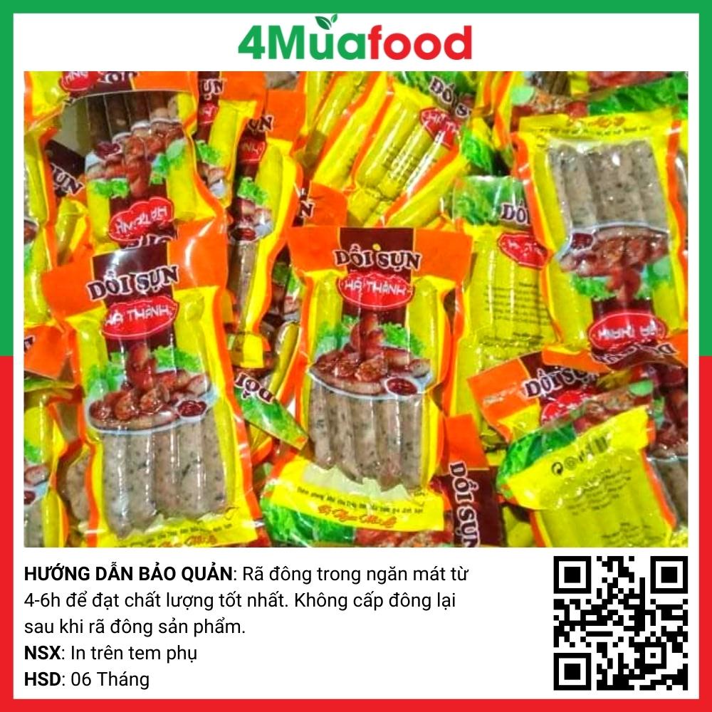 500gr Dồi Sụn Hà Thanh thơm dai giòn dùng chiên nướng đóng túi hút chân không - Thực Phẩm 4 Mùa - 4Muafood