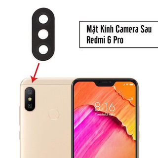 Mặt kính thay thế camera sau cho Xiaomi Redmi 6 Pro