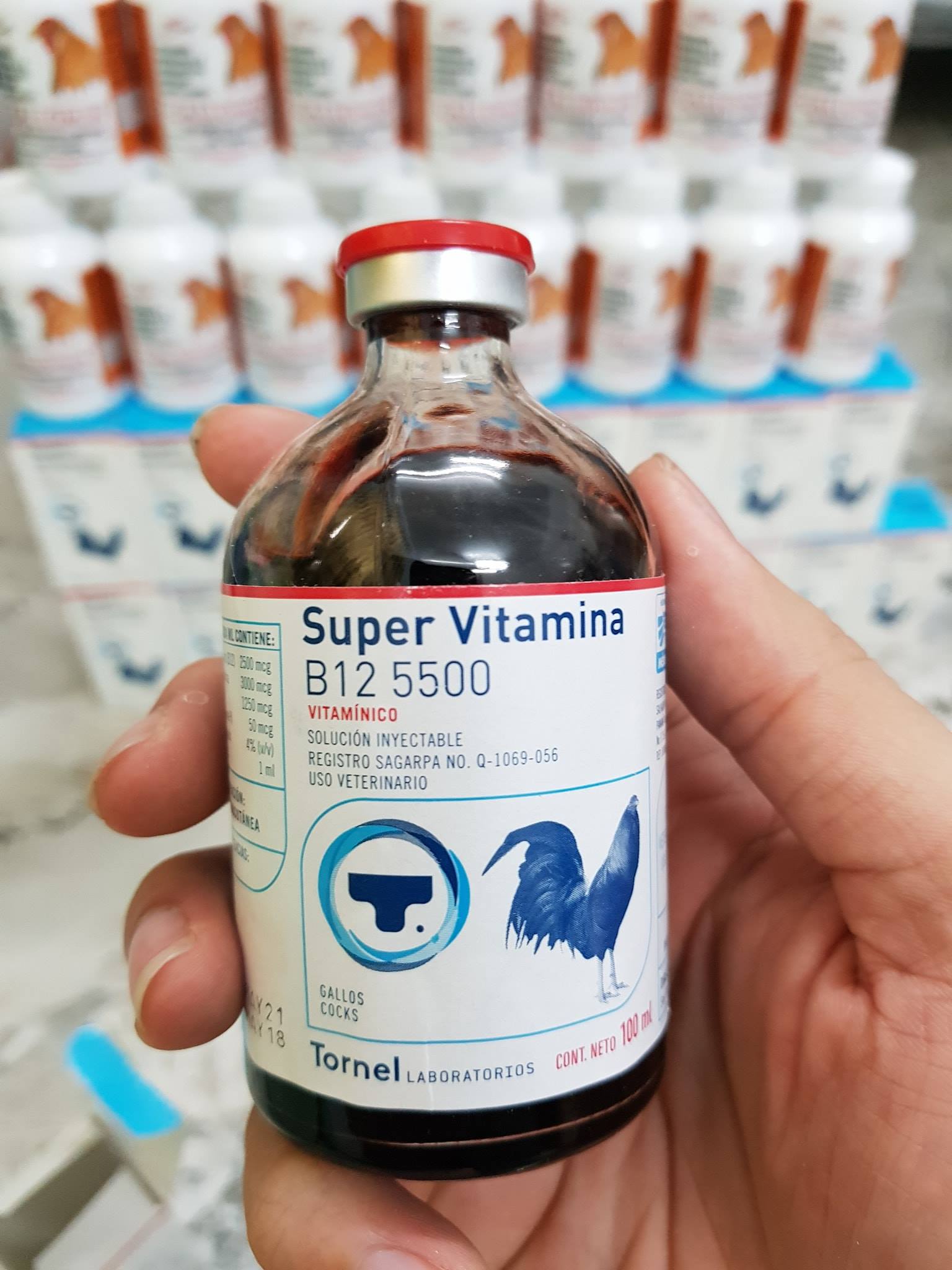 Combo 50ml Super Vitamin B12 5500 Hàng Chính Hảng Tornel Mexico