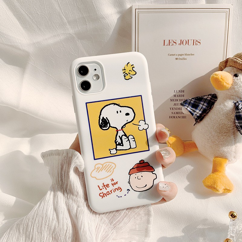 Ốp Onion snoopy và charlie brown iPhone 7 8 7 Plus 8 Plus X Xs Xr XsMax iPhone 11 11 Pro 11 Promax