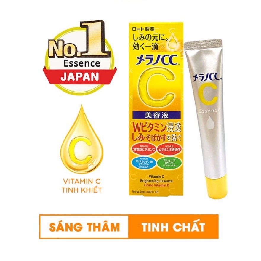 Tinh chất dưỡng trắng da,  chống thâm nám Serum Melano CC Whitening Essence 20ml