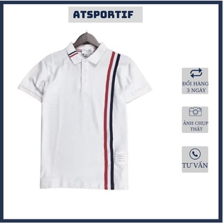 Áo polo thom nam nữ hot trend áo thun nam polo dây thẳng chất vải cottton cá sấu - AT SPORTIF