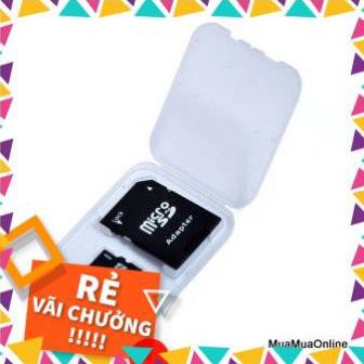 ☼Giá Hủy Diệt☼ Adapter Thẻ Nhớ Và Hộp Nhựa, Chuyển Đổi Thẻ Microsd Thành Sd