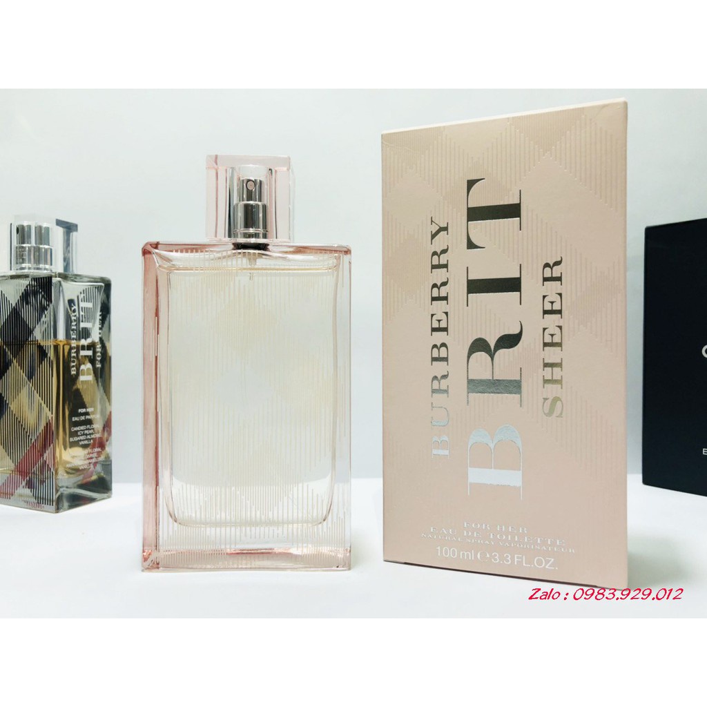 Nước hoa Burberry Brit Sheer