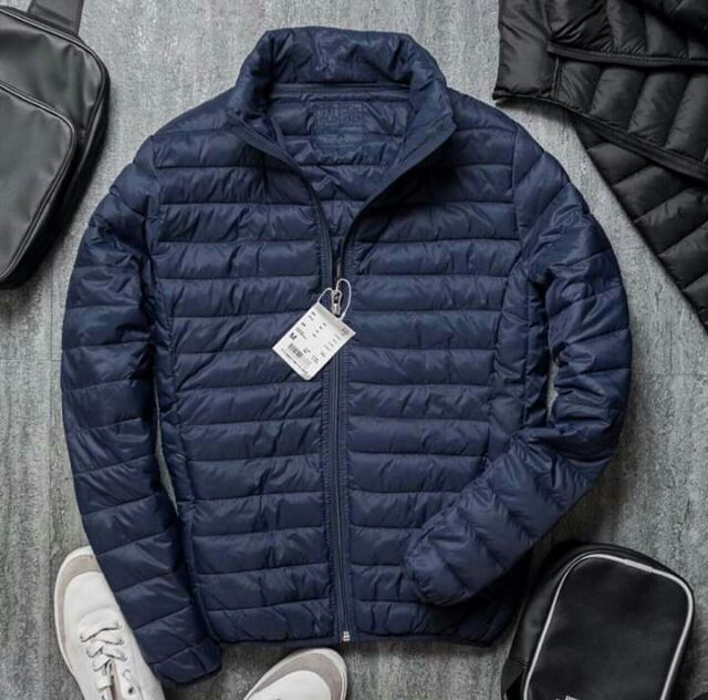 Áo phao nam siêu nhẹ cao cấp mũ rời