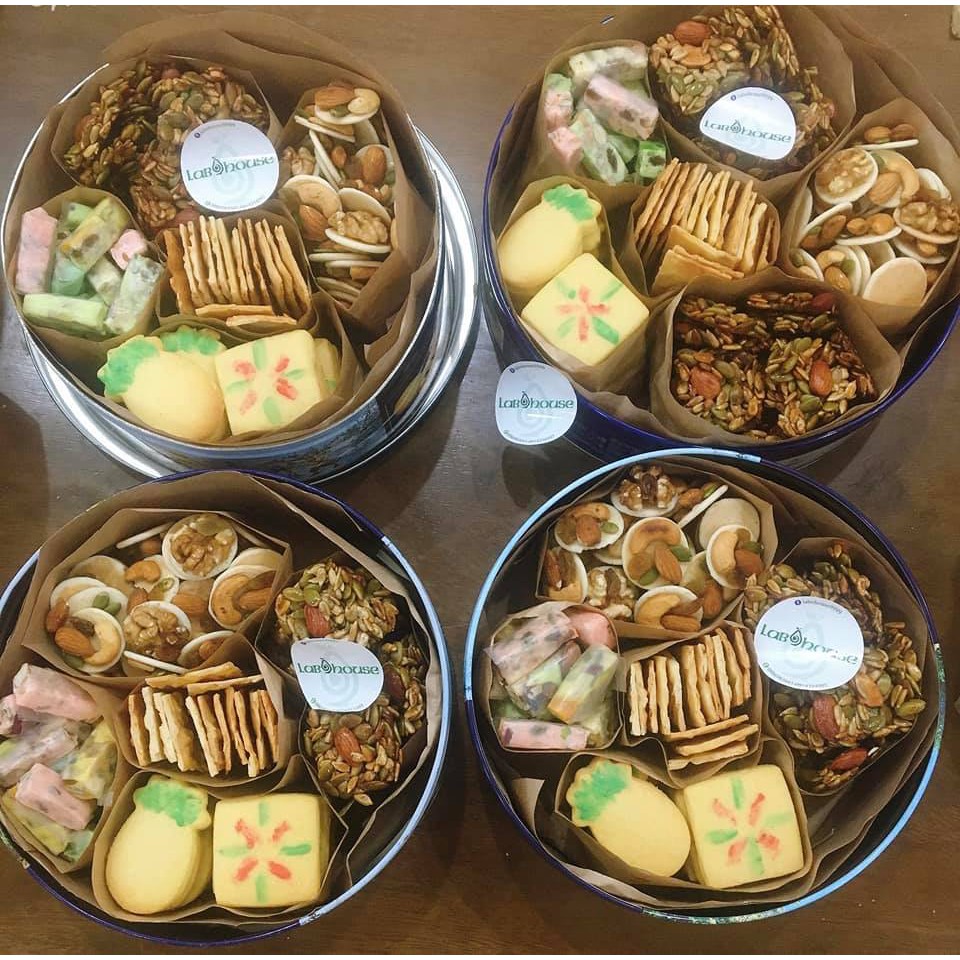 Bánh Đồng Tiền Mix Hạt và Bánh hạt dinh dưỡng ăn kiêng 1kg labomoncake labohouse | BigBuy360 - bigbuy360.vn