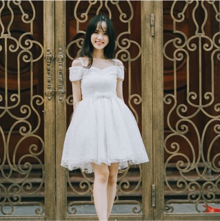 Váy BN ôm xẻ