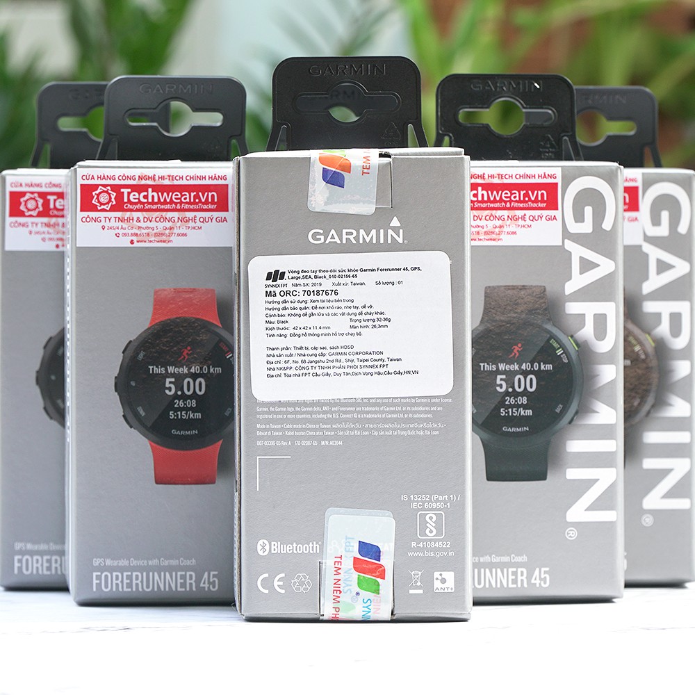  Đồng hồ thể thao chạy bộ Garmin Forerunner 45 - Hàng chính hãng bảo hành 12 tháng