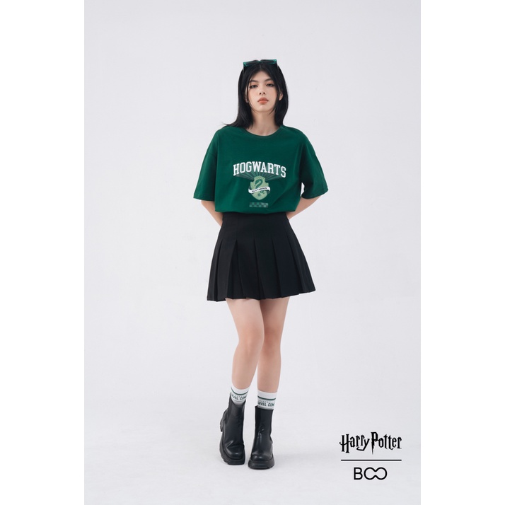 Áo Thun BOO Dáng Regular In Logo Harry Potter Vải Cotton Cao Cấp BZL
