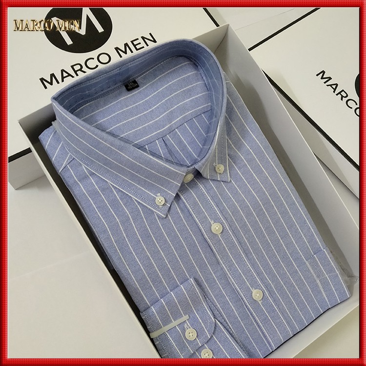 [HÀNG CAO CẤP] Áo sơ mi nam kẻ sọc dáng Regular fit phong cách hàn quốc vải oxford mát chống nhăn, thấm hút mồ hôi SM003 | BigBuy360 - bigbuy360.vn