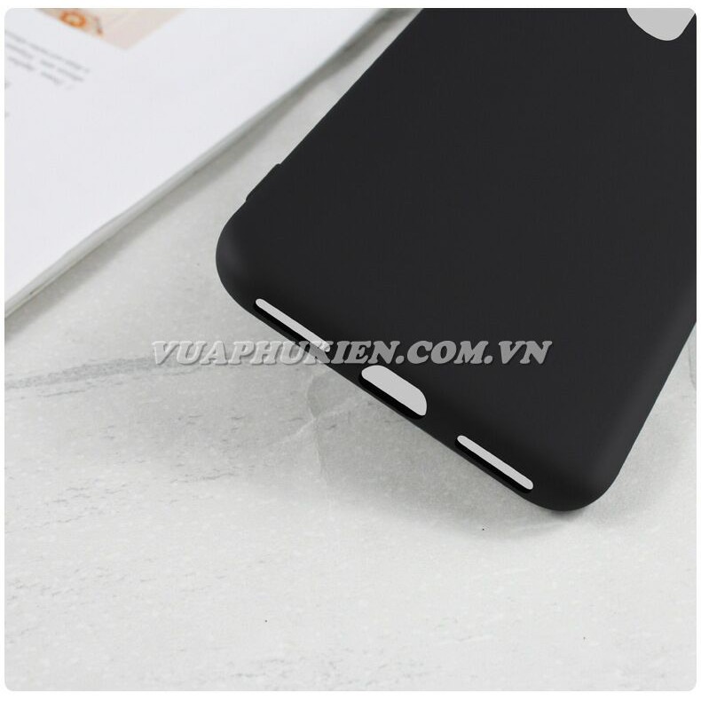 Ốp lưng silicone dẻo màu đen cho Xiaomi Pocophone F1, Mi 6X, Mi A2, Mi A2 Lite,