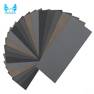 Set 20 tờ giấy nhám sử dụng khô và ướt 1000 / 2000 / 3000 / 5000 / 7000 chất lượng cao