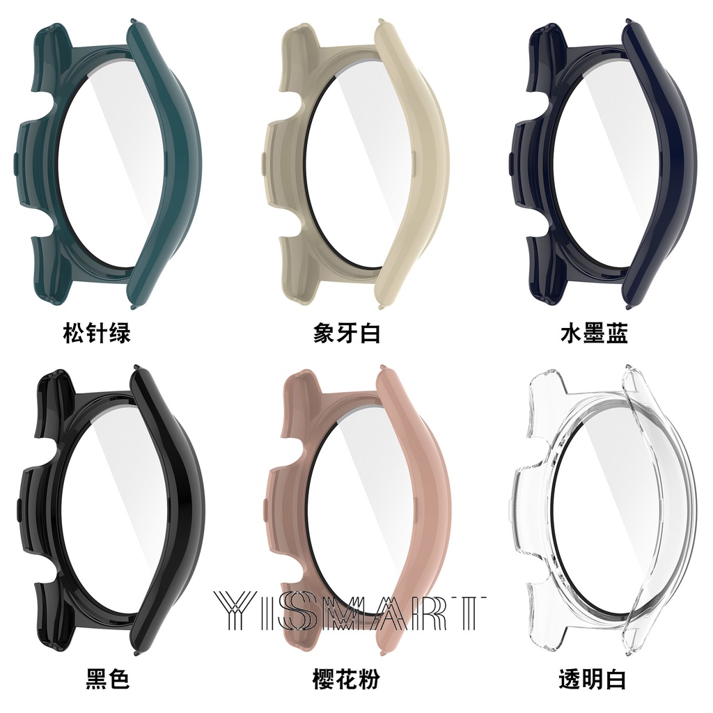 Phù Hợp Ốp Nhựa PC Cứng + Kính Cường Lực Bảo Vệ Cho Đồng Hồ Honor GS3 Honor GS3