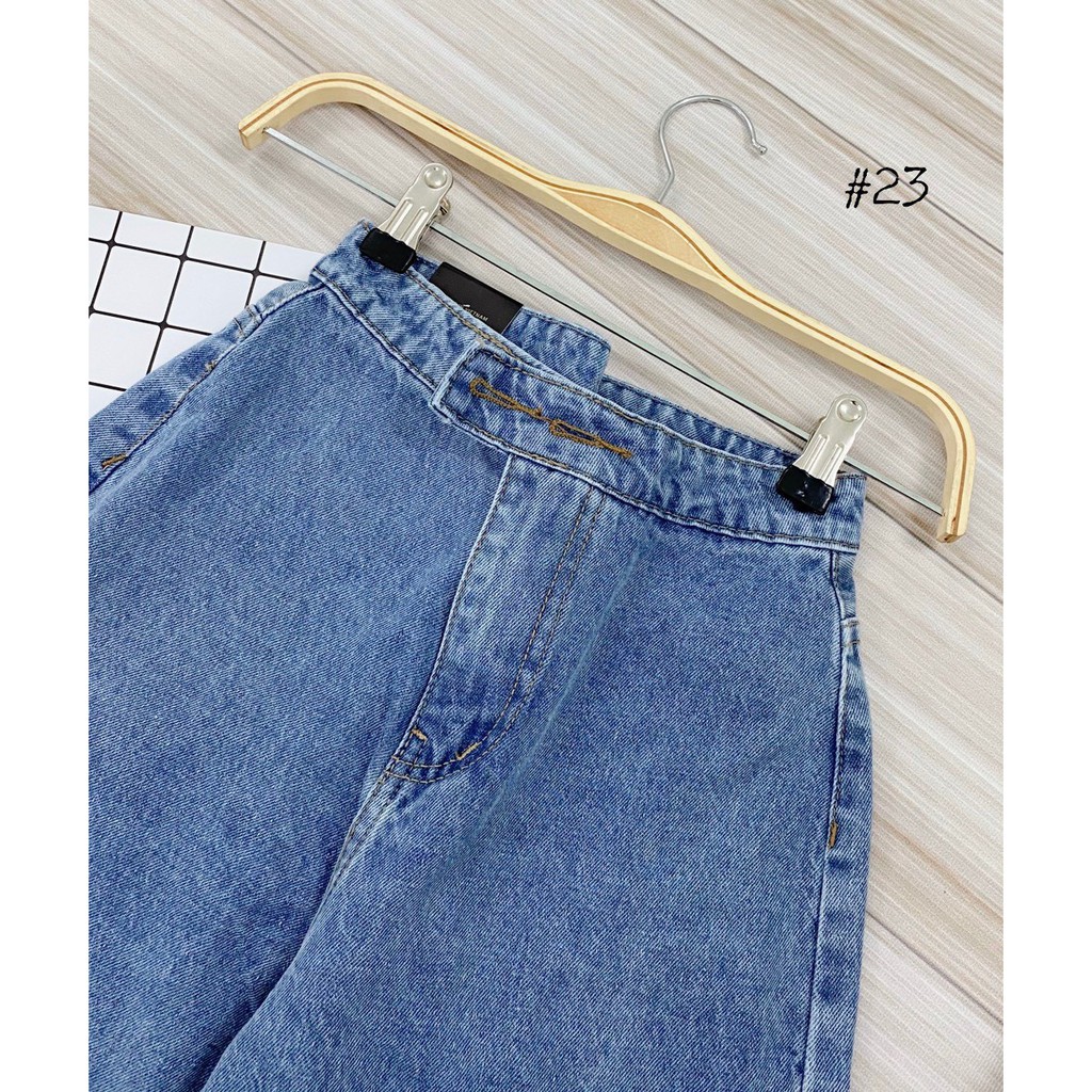 [Freeship] QUẦN BAGGY JEAN NỮ CÁ TÍNH ỐNG LOE THỜI TRANG NOBLE TN204