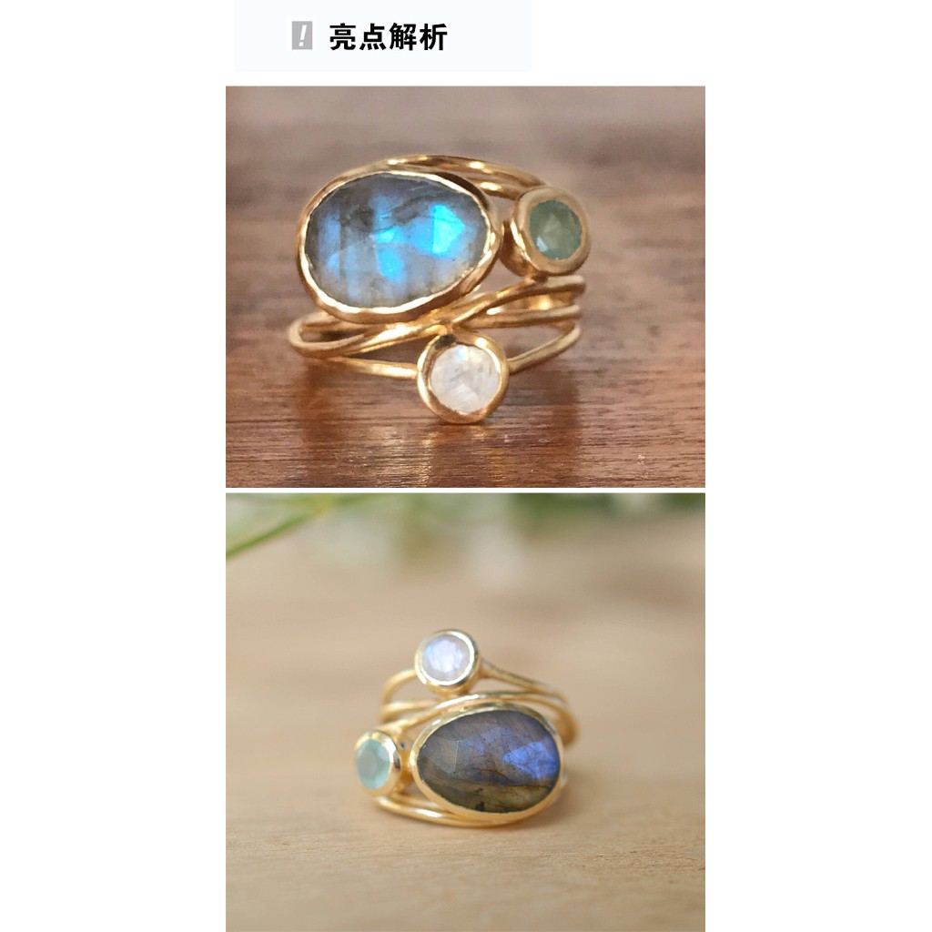 Nhẫn Đeo Tay Kim Loại Đính Đá Nhiều Màu Thời Trang Cho Nữ