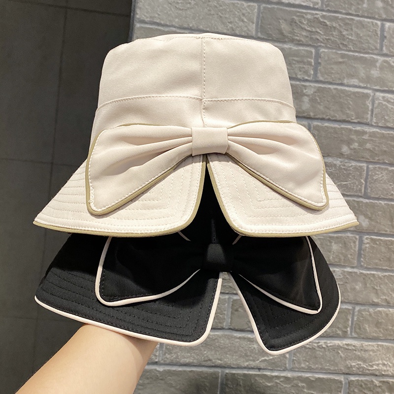 Nón tai bèo che nắng đính nơ thời trang xuân hè 2022 dễ phối đồ thời trang cho nữ