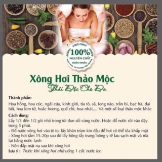 Thảo mộc xông mặt