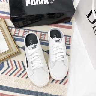 Sục thể thao puma pha viền kẻ fullbox