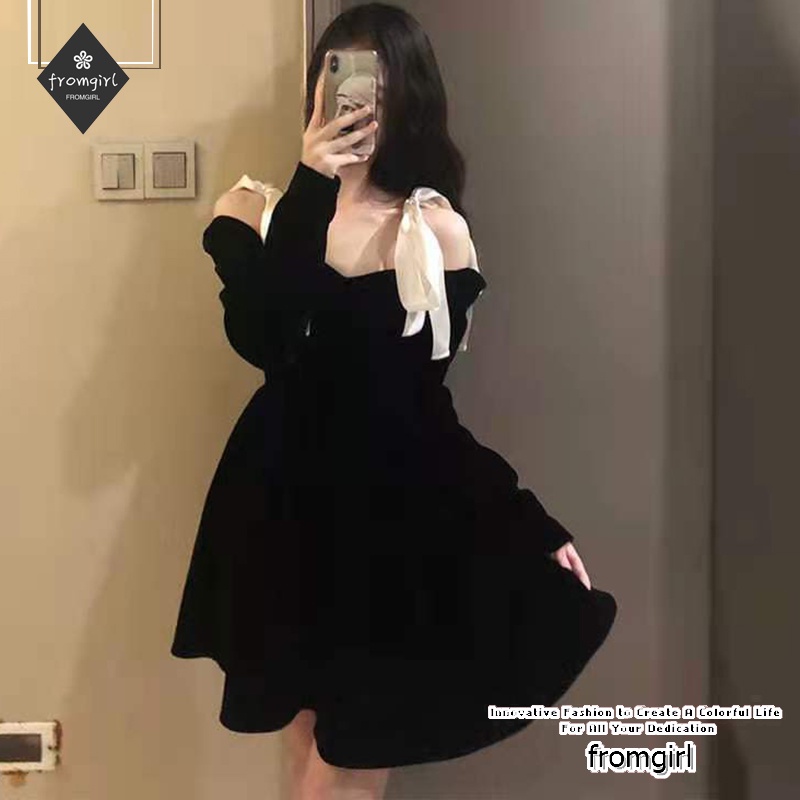 Đầm hoa eo cao thời trang mùa xuân mới 2021