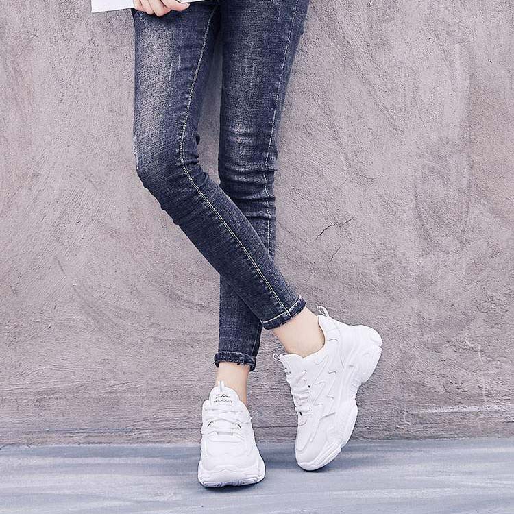 [SIÊU SALE] Giày sneaker nữ cao cấp SF-06 (Trắng)