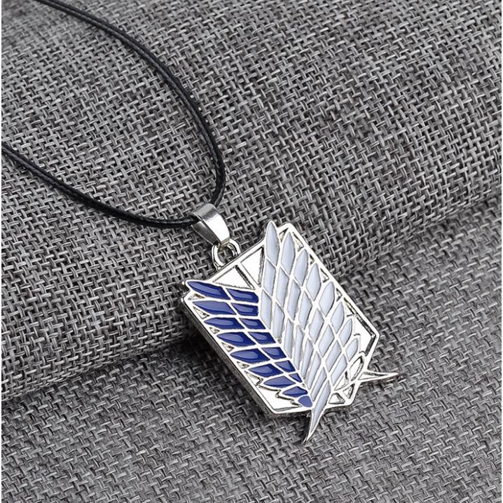 Attack on Titan Investigative Corps Logo Necklace Wings of Freedom Pendant