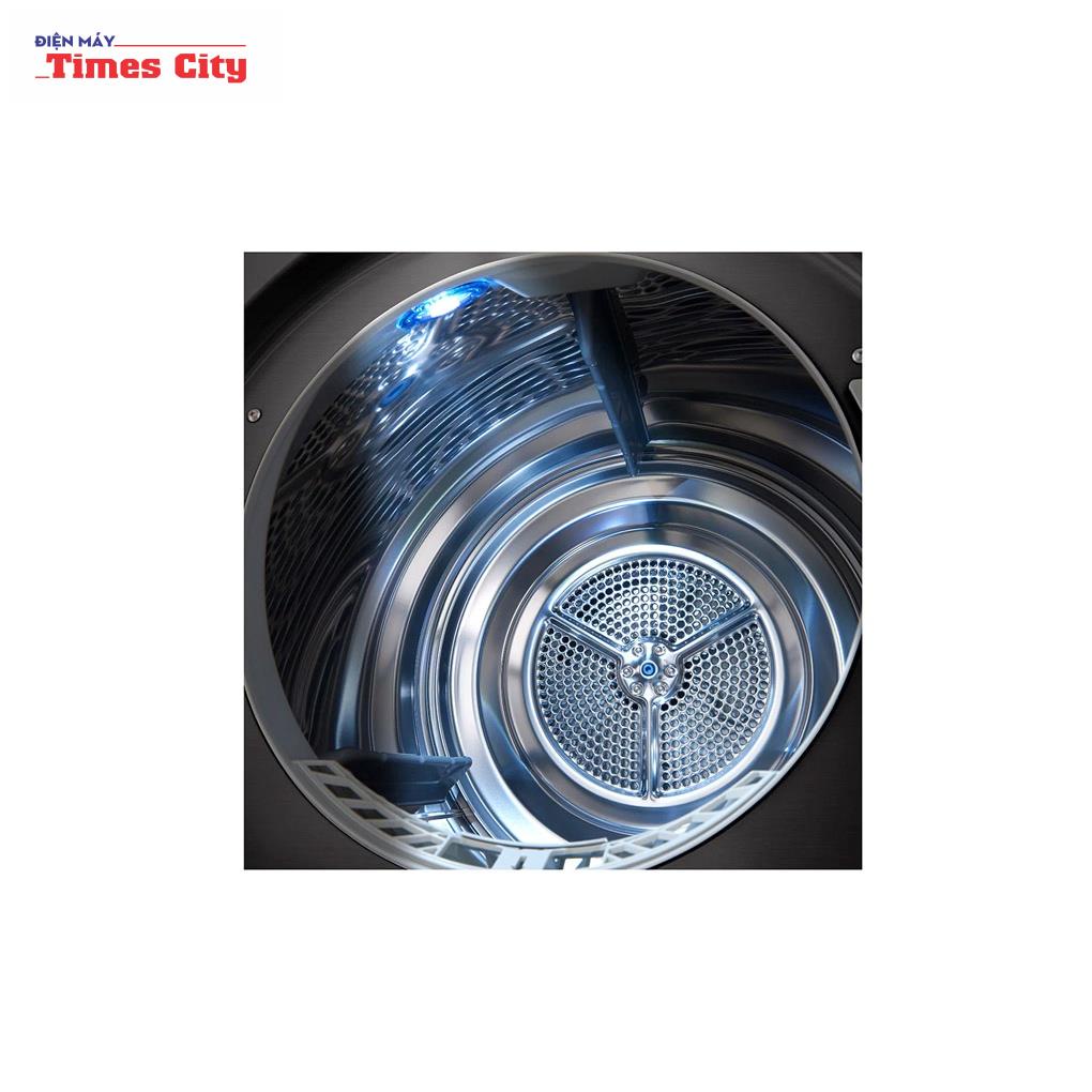 Máy sấy bơm nhiệt LG 9kg DVHP09B màu đen