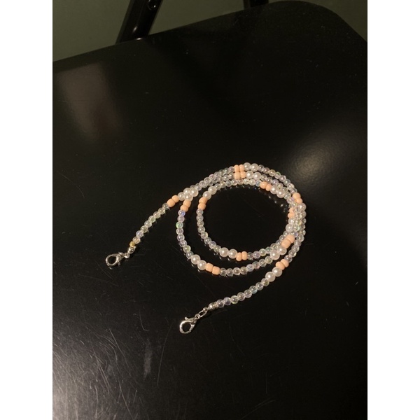 [049-055] Dây đeo khẩu trang hạt màu trơn