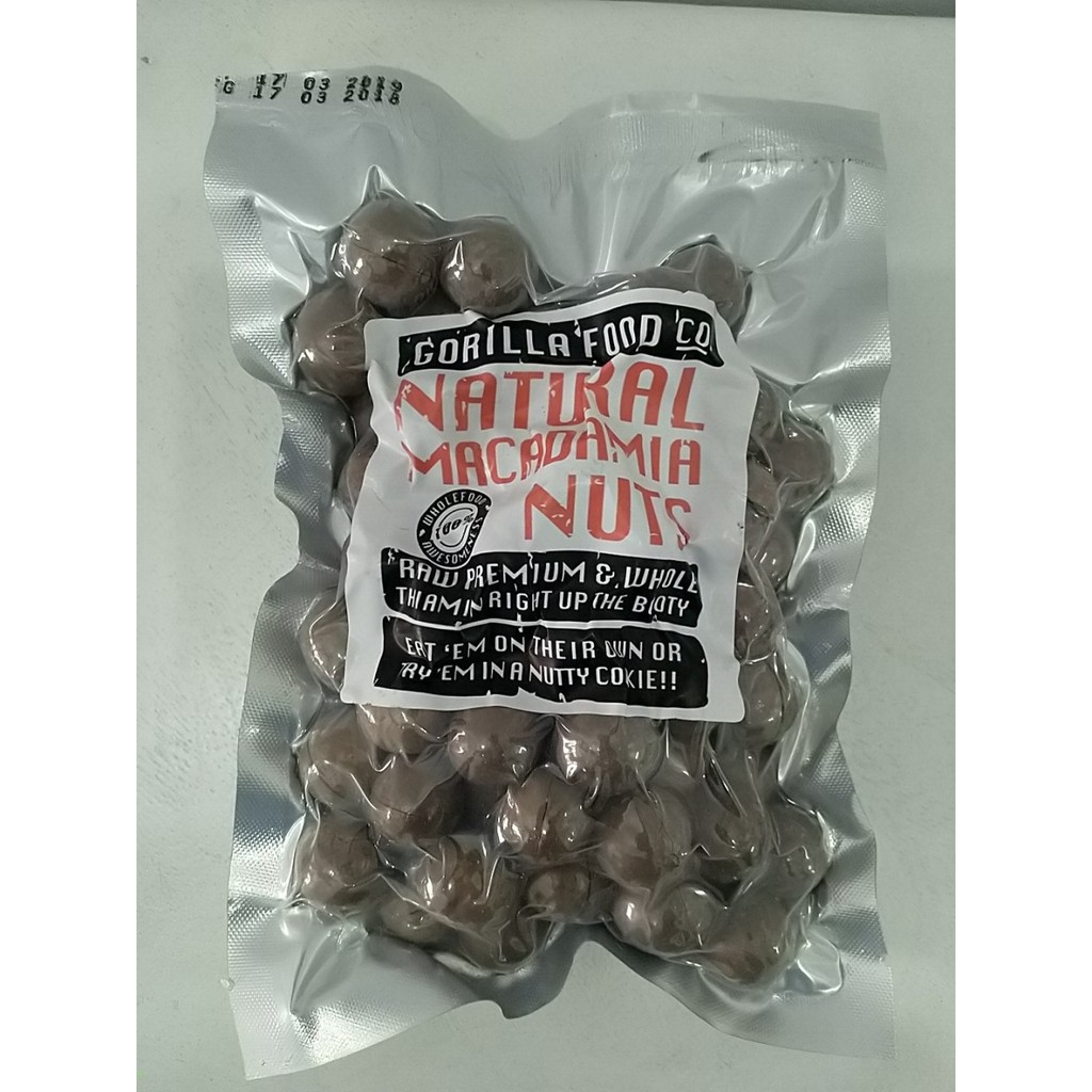 Hạt Mắc Ca Maccadamia Gorillafood Mỹ 454G