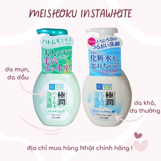 Sữa rửa mặt tạo bọt Hada Labo Gokujyun Foaming Cleanser 160ml